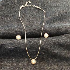 Brighton Pearl Necklace with matching earrings